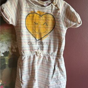 Zara Striped California Love Romper